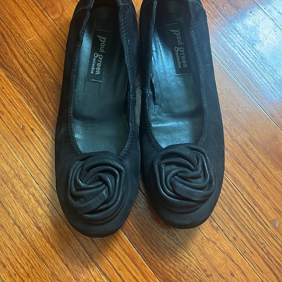 Paul Green black ballerina flat size 3 1/2 - Picture 7 of 9